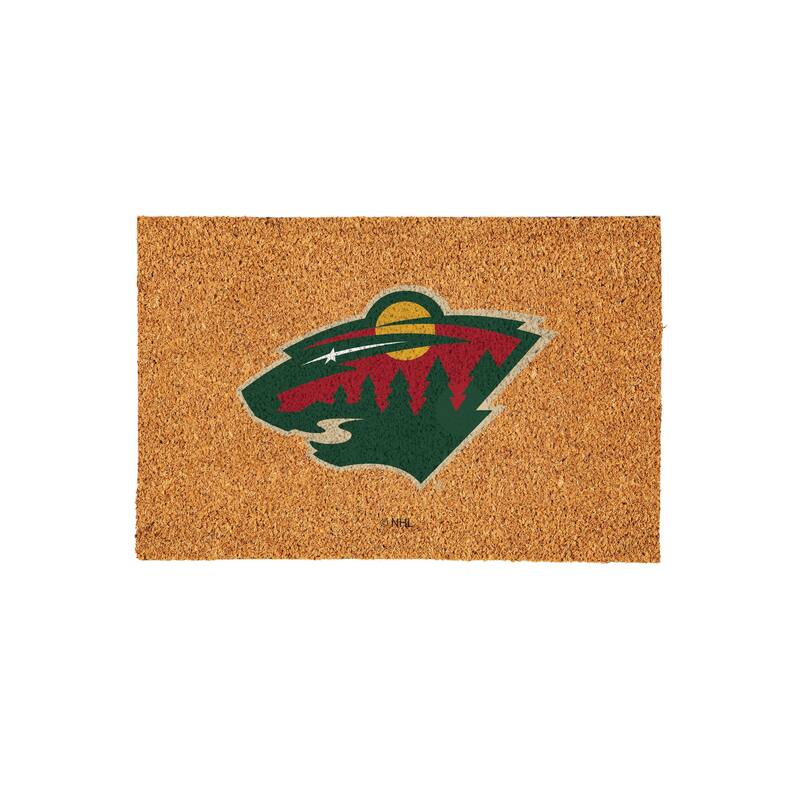 Minnesota Wild Full Color Indoor/Outdoor Coir Mat