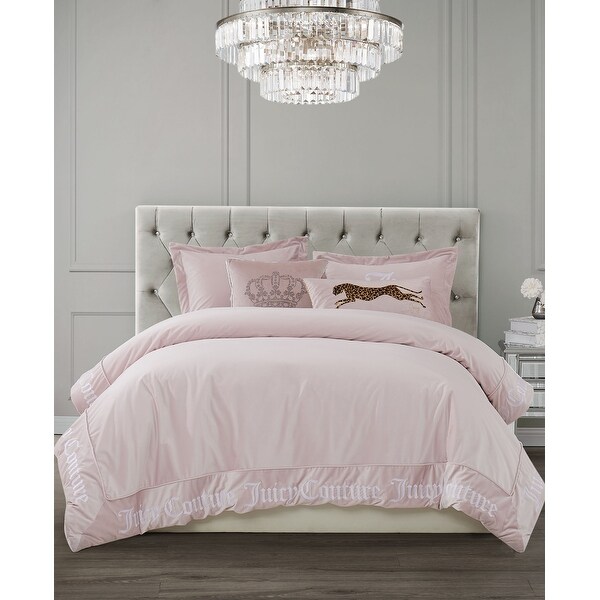Juicy Couture Gothic 3 Piece Comforter Set, King, Pink. Opens flyout.