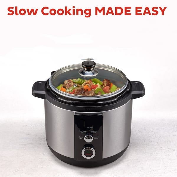 6QT Easy 3in1 Slow Cooker, Pressure Cooker Bed Bath & Beyond 37688177