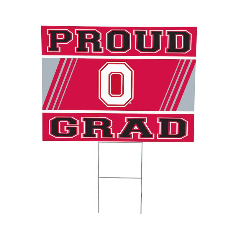 Ohio State University 24" x 18" Graduation Coroplast Outdoor Yard Sign