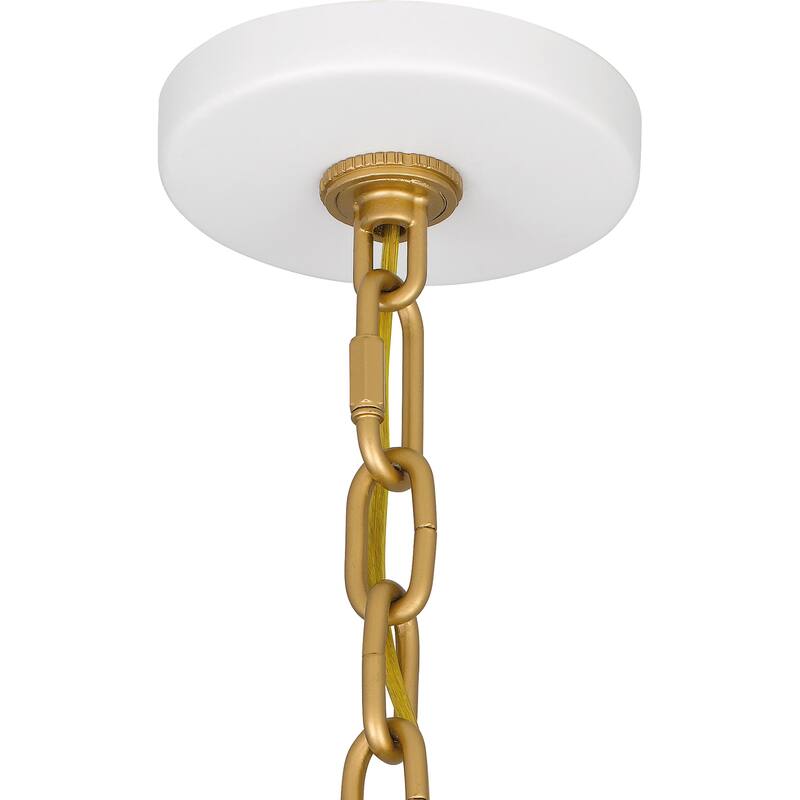 Raquel 1-Light Matte White Mini Pendant Light