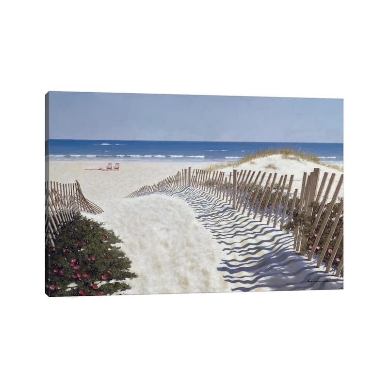 iCanvas "Walk To The Beach" by Zhen-Huan Lu Canvas Print