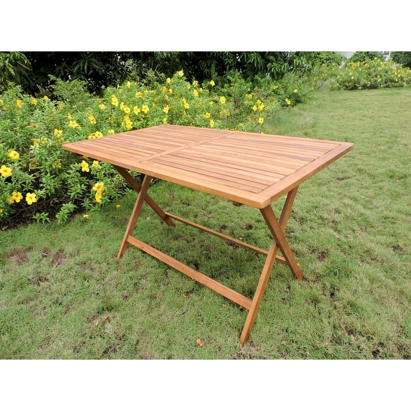 International Caravan Royal Fiji 5-piece Acacia Patio Dining Set