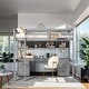 preview thumbnail 20 of 34, Multifunctionl Full Size Loft Bed with Desk, Cabinets, Drawers and Bedside Tray, Charging Station, Sturdy Wood Frame, White