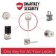 preview thumbnail 2 of 12, Kwikset Halo SmartKey Electronic Touchscreen Keyless Entry Deadbolt