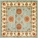 preview thumbnail 122 of 133, SAFAVIEH Lyndhurst Hermanda Traditional Oriental Rug 6'7" Square - Blue/Ivory - Square