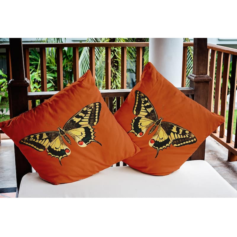 Rare Swallowtail Polyester Indoor/Outdoor Pillow