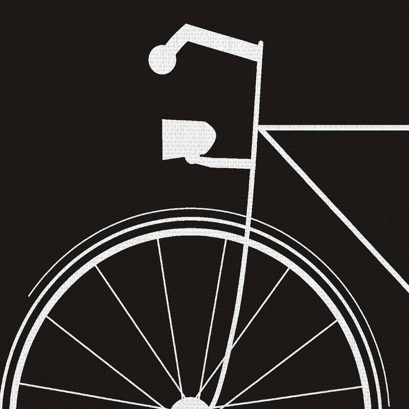 Two Bikes by Jan Weiss Canvas Art Print