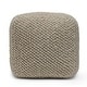 preview thumbnail 16 of 46, Stekar Boho Handcrafted Tufted Fabric Cube Pouf by Christopher Knight Home