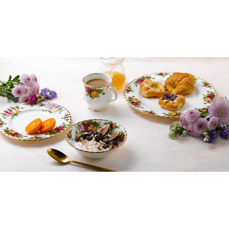 Royal Albert Old Country Roses Dinnerware Set, 12 Pieces