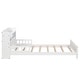 preview thumbnail 49 of 77, Pine Wood Platform Bed Low-Profile Bed Frame with Storage Headboard, Motion Sensor LED Light, Movable Guardrail, Slats Support