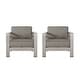 preview thumbnail 5 of 43, Cape Coral Outdoor Club Chairs with Optional Sunbrella Cushions (Set of 2) by Christopher Knight Home
