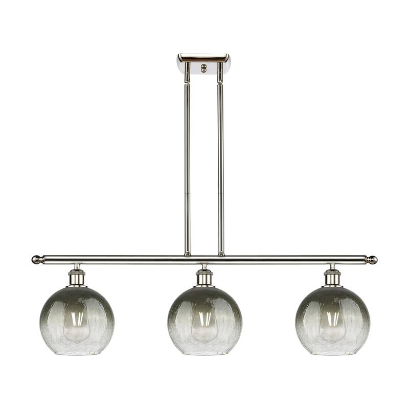 Innovations Lighting Endless Possibilities Ballston - Brookhaven Globe - 3 Light 36" Stem Hung Island Light