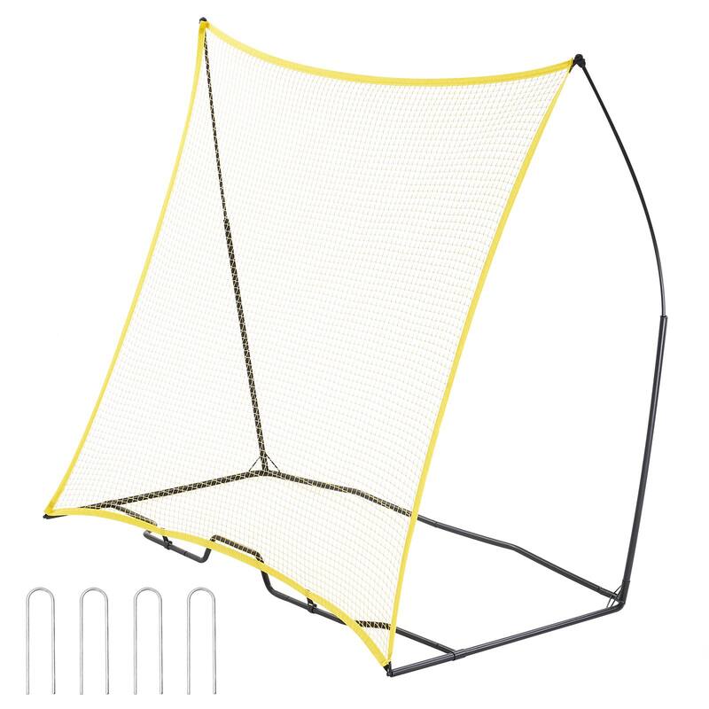 Iron Tube and Polyester Soccer Trainer Rebounder Net, Portable