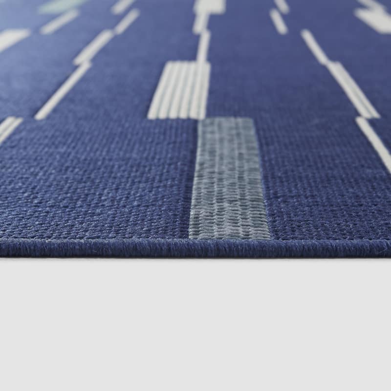 Hugo Modern Stripe Indoor/Outdoor Area Rug