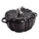 preview thumbnail 2 of 30, STAUB Cast Iron 3.5-qt Pumpkin Cocotte with Stainless Steel Knob Black