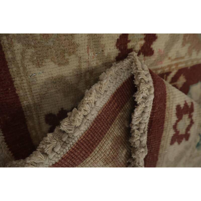 Hand Knotted Oriental 100% Wool Carpet Traditional All-Over Brown Ziegler Area Rug - 3' 10'' X 2' 0''