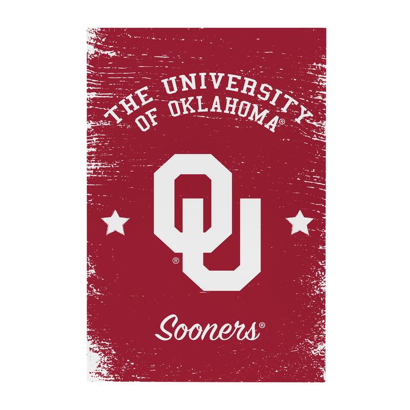 University of Oklahoma Wooden Door Decor Wall Sign - Multi-Color