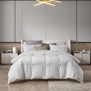 Queen / Farm To Home Organic Blended Cotton White Down Comforter