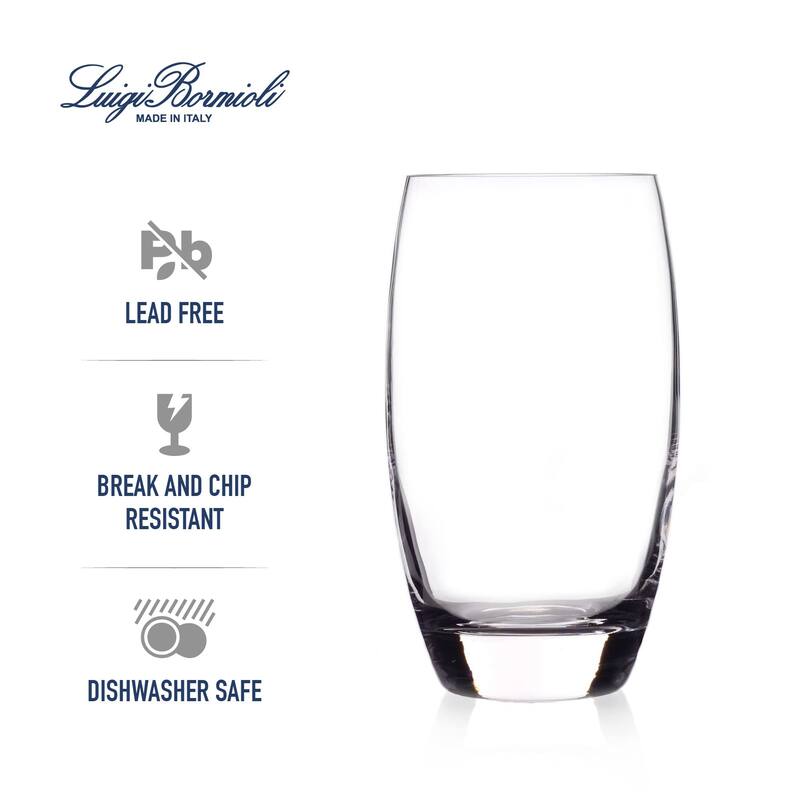 Luigi Bormioli Crescendo 20 oz. Beverage Tumbler, Set of 4