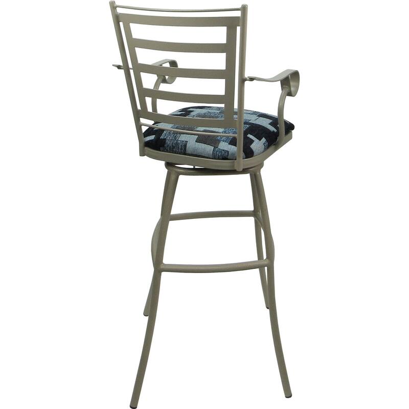 Outdoor Indoor Bar Stool Counter Extra Tall - Jenna with Arms