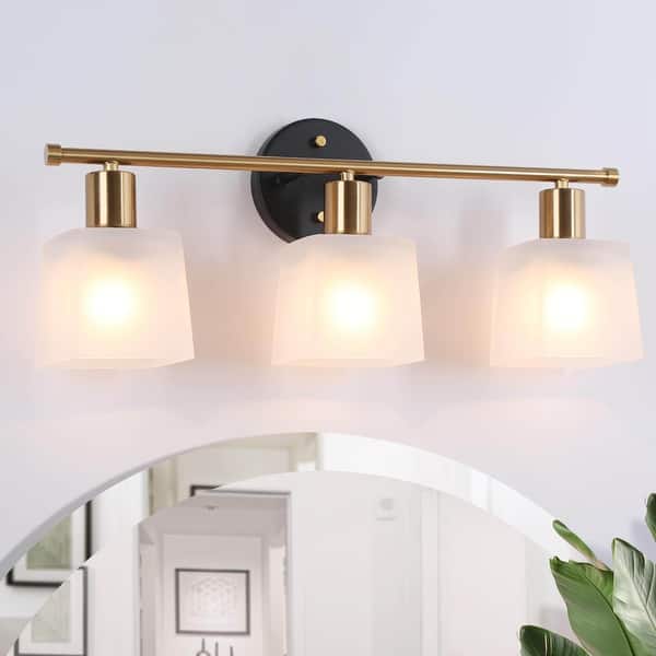Modern Glam 3-light Bathroom Vanity Light Linear Dimmable Wall Sconces ...