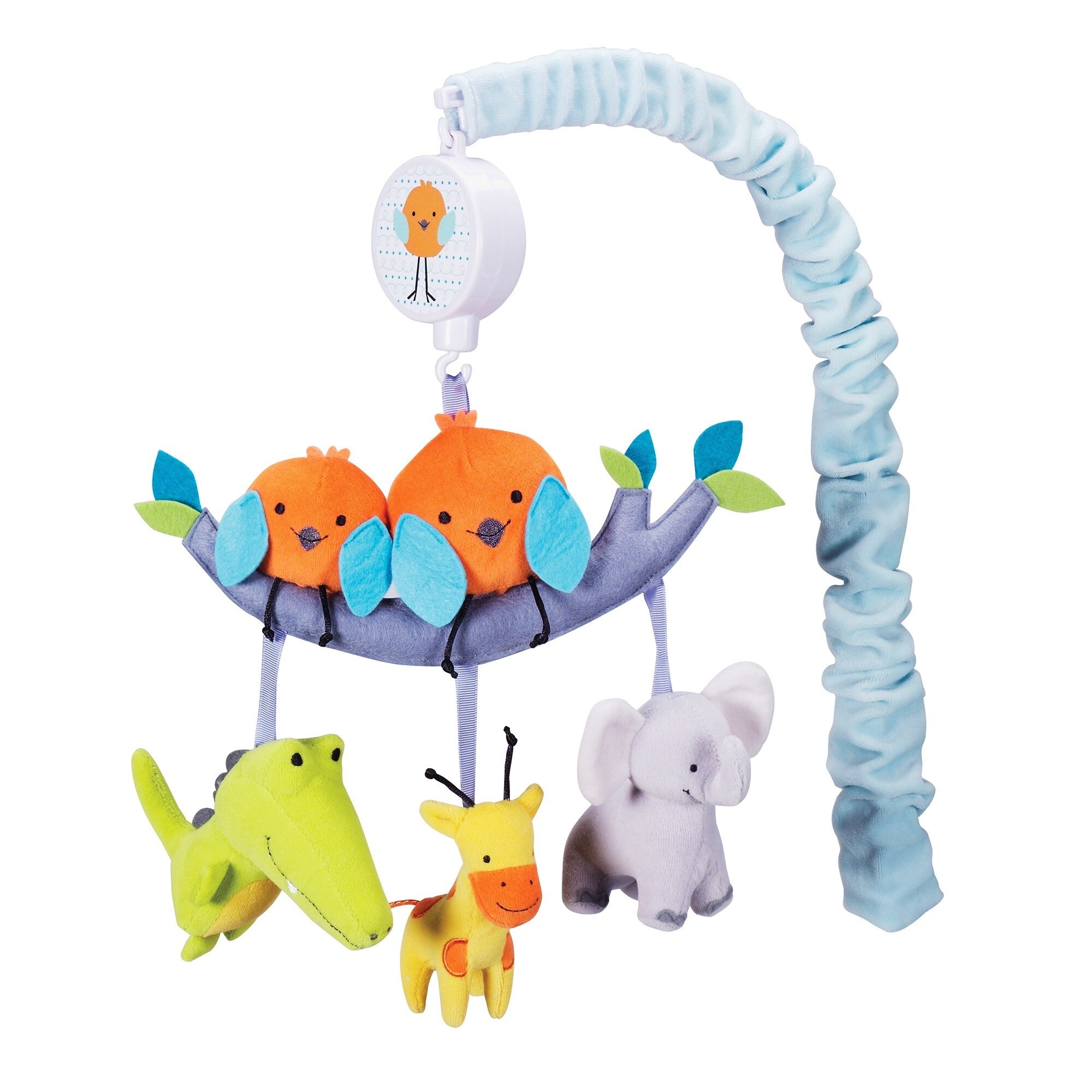 Shop Lambs Ivy Yoo Hoo Blue Multicolor Animal Musical Baby Crib