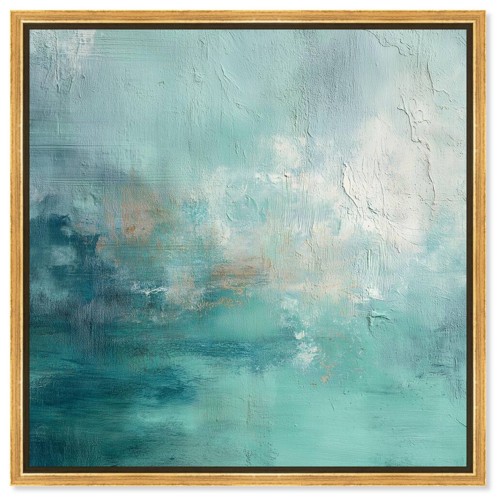 Green Blue I Canvas by Art Remedy