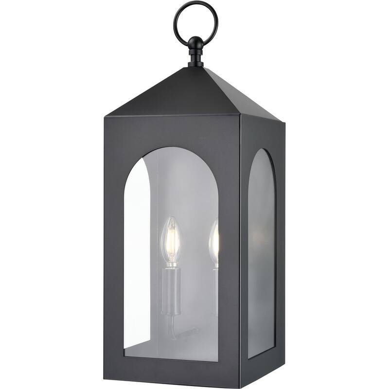Millennium Lighting 7812 Bratton 2 Light 23" Tall Outdoor Wall Sconce - Powder Coated Black