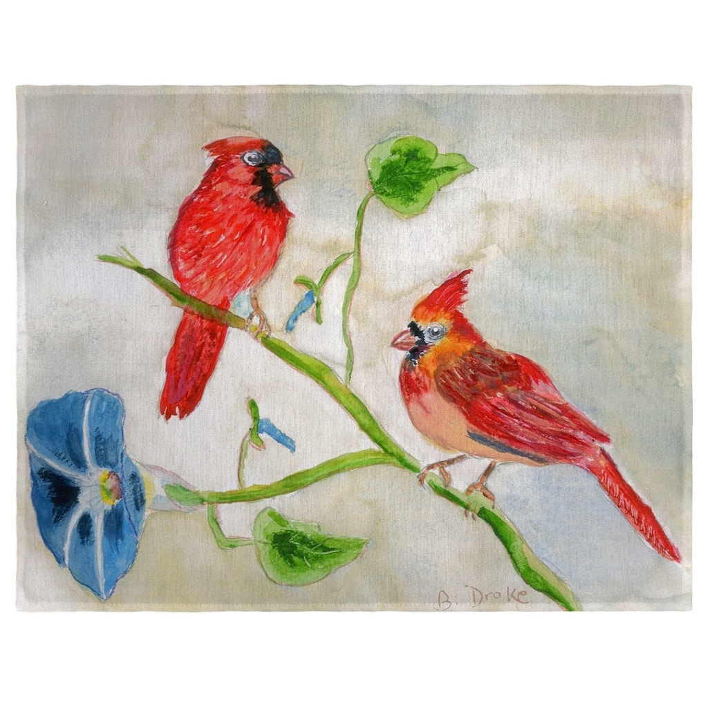 Betsy's Cardinals Place Mat Set of 4