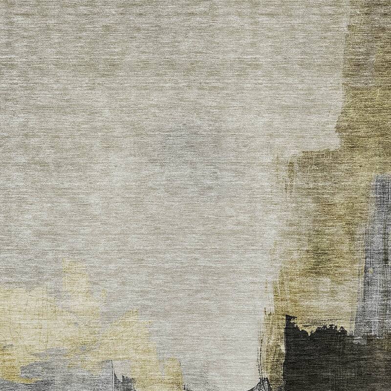 HomeRoots Abstract Transitional Rectangle Outdoor Rug