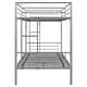 preview thumbnail 9 of 13, Durable Metal Twin Over Twin Bunk Bed with Anti-Noise Design