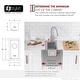 preview thumbnail 11 of 14, STYLISH 9 inch Single Bowl Undermount and Drop-in Stainless Steel Kitchen Sink - 9" x 17.75" x 5"