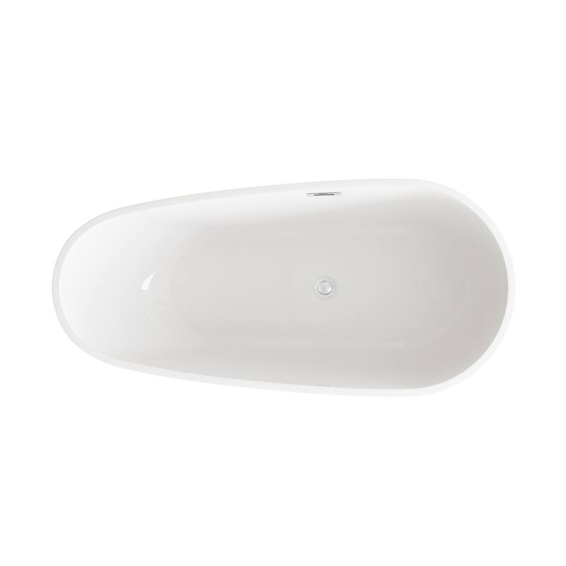 Hillary Bathtub in Glossy White