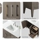preview thumbnail 11 of 128, Vanity Art 42" Single Sink Bathroom Vanity Cabinet with Engineered Marble Countertop