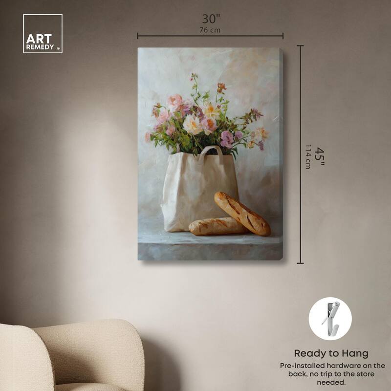 Chic Carryall II Canvas by Art Remedy, Gallery Wrapped