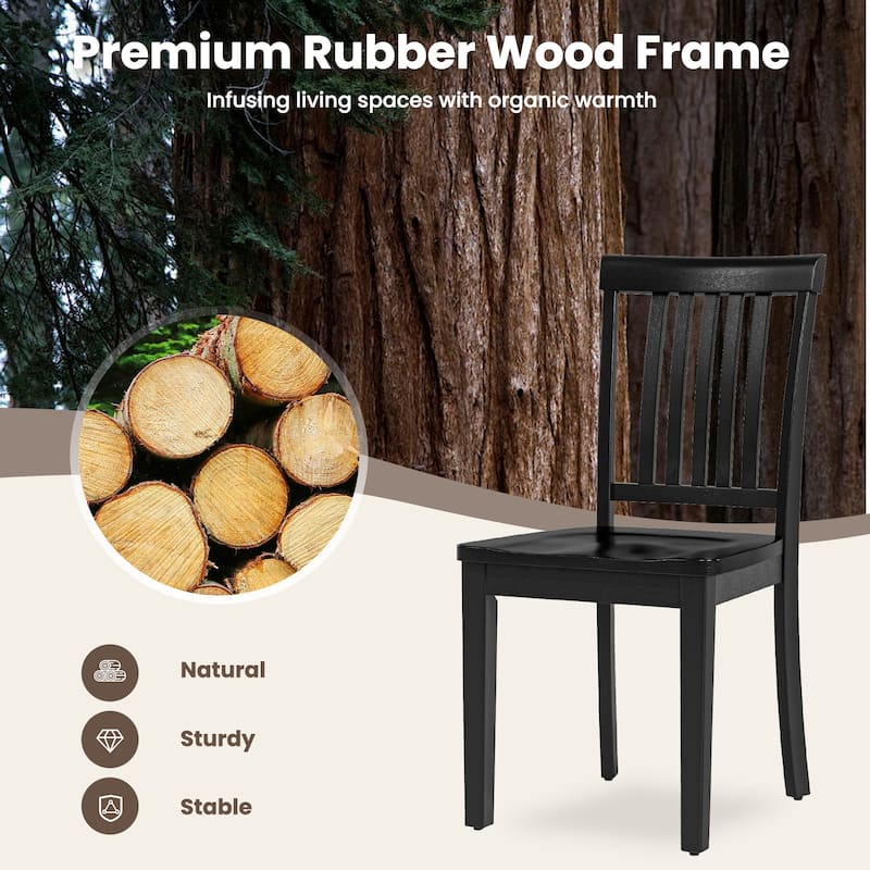 RENEWLINE Set of 2 Spindle High-Back Dining Chairs， Elegant and Comfortable Seating for Dining Rooms