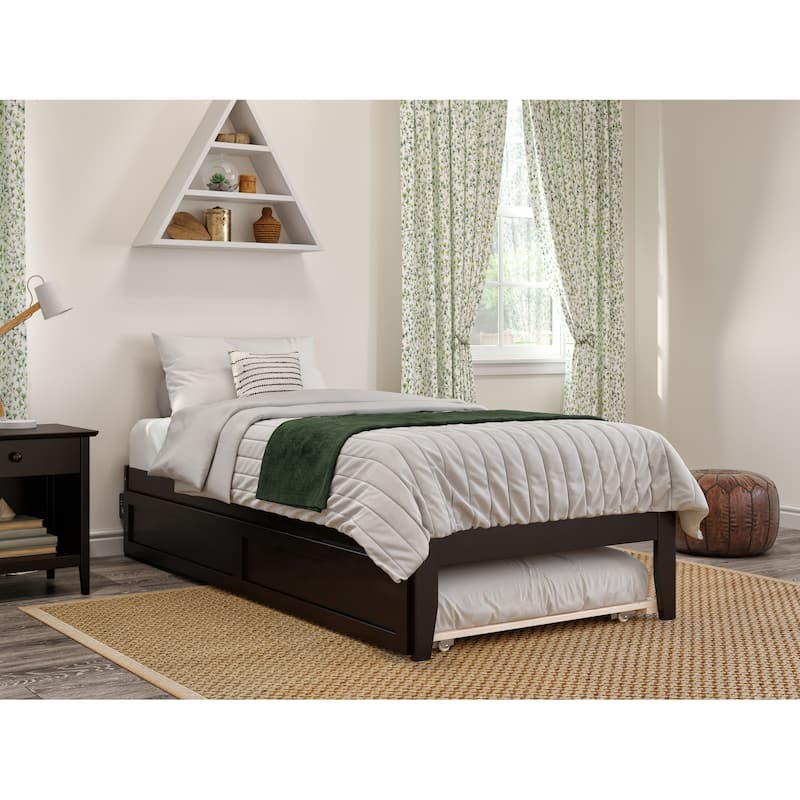 Colorado Twin XL Bed with Twin XL Trundle in Espresso
