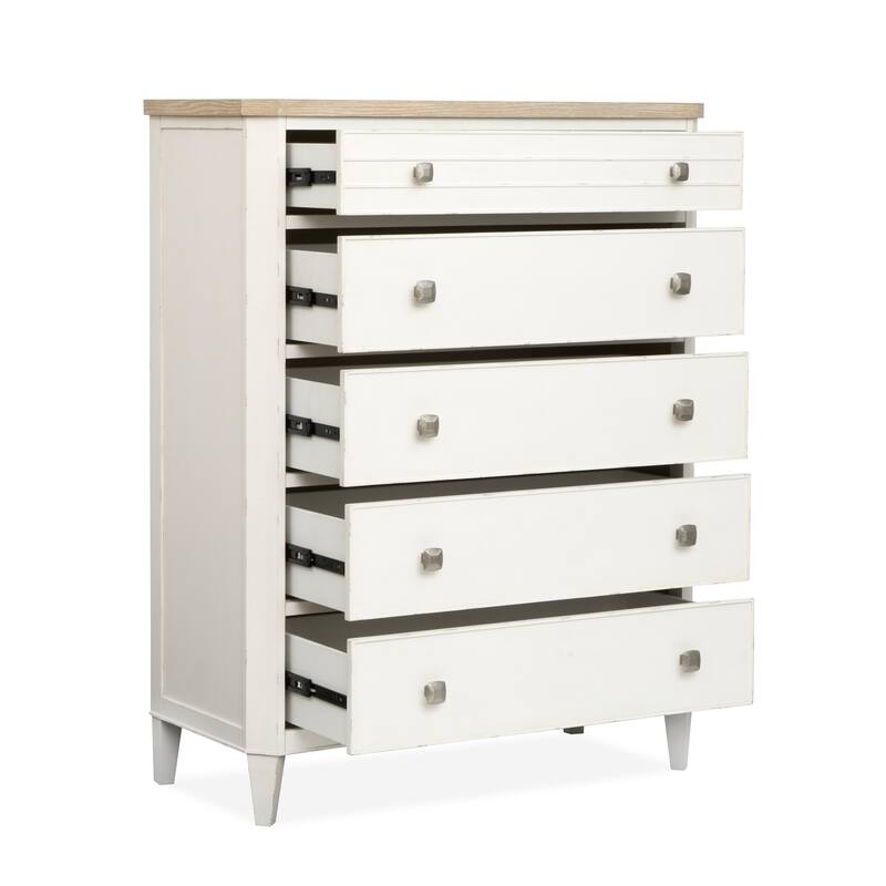 Salt Life Home Echo Isles Sea Pearl and Driftwood Drawer Chest