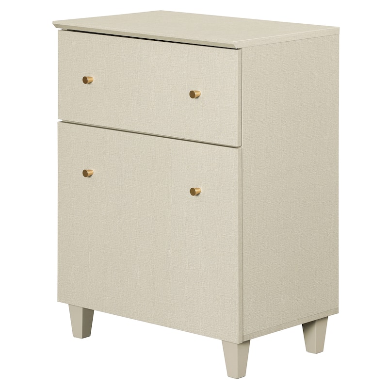 Living Room End Side Table with Drawer and Door, 23.6x15.3x32.4