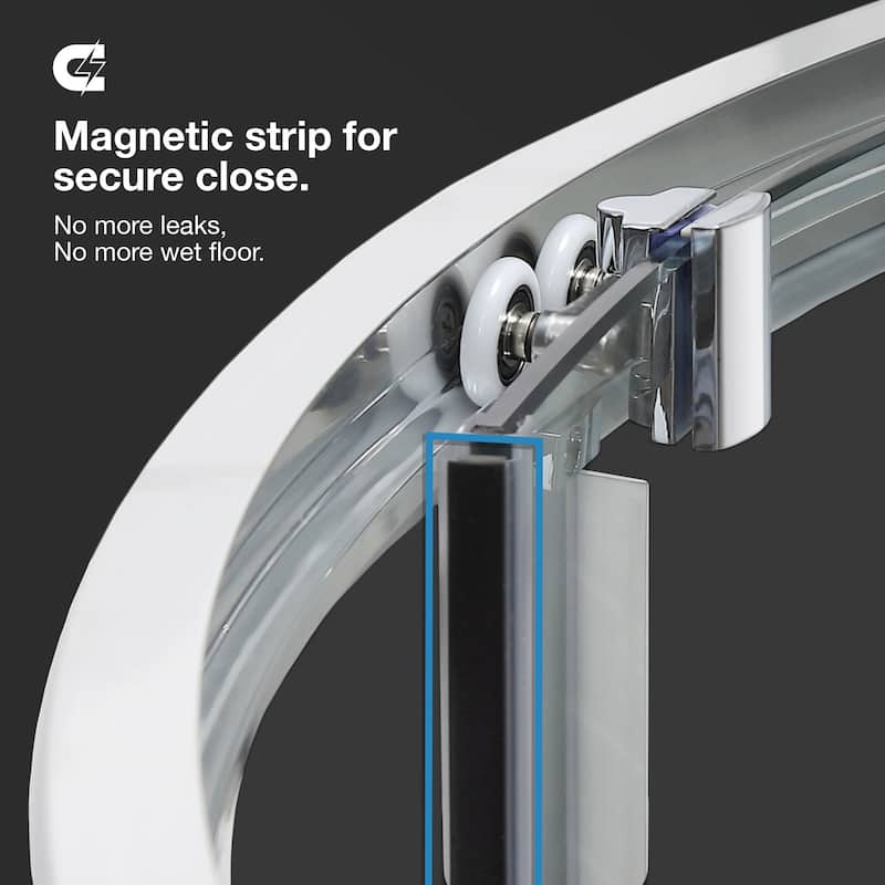 Ove Decors Breeze Shower Kit, Frosted Panels, Walls and Base