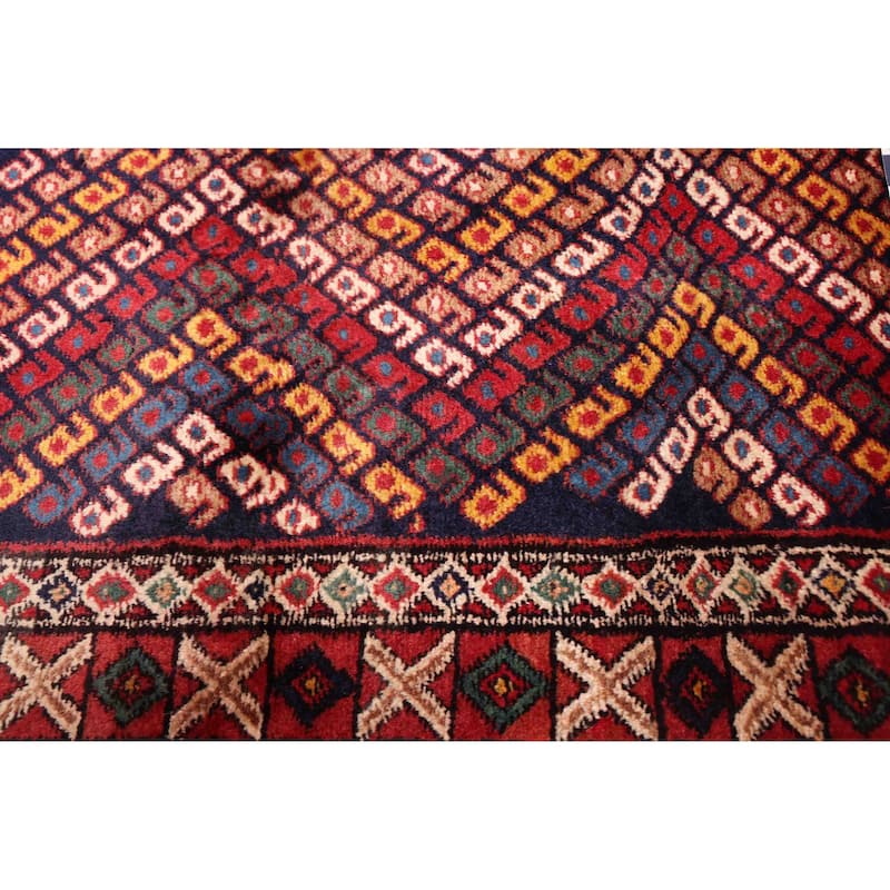 ECARPETGALLERY Hand-knotted Kayseri Dark Navy Wool Rug - 4'8 x 6'6