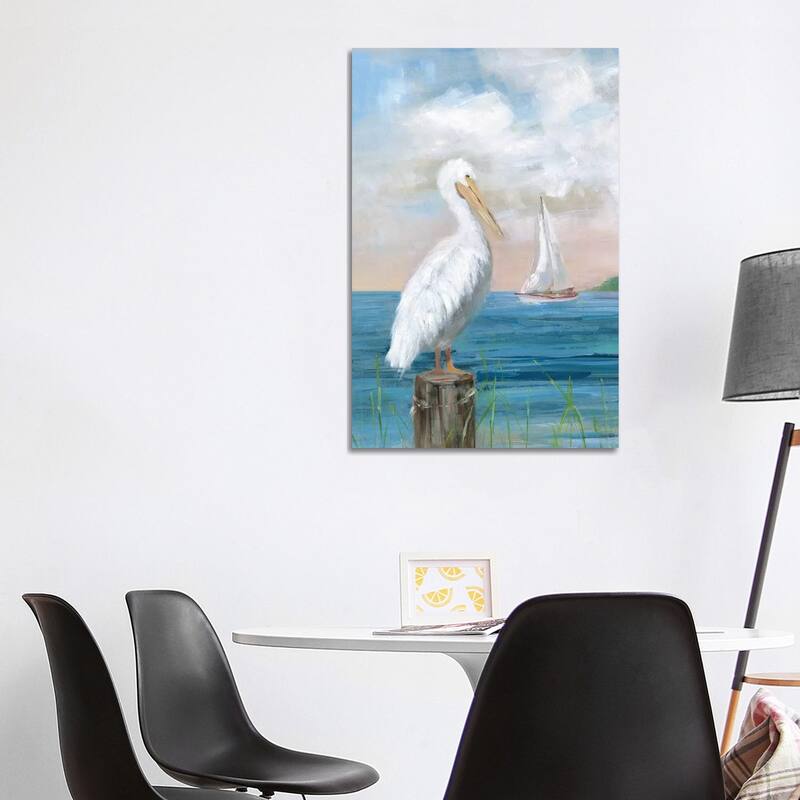 iCanvas "Pelican View I" by Sally Swatland Canvas Print - 40x26x1.5