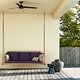 preview thumbnail 8 of 96, Hunter Cassius Outdoor Ceiling Fan, Damp Rated - Industrial, Farmhouse, Contemporary