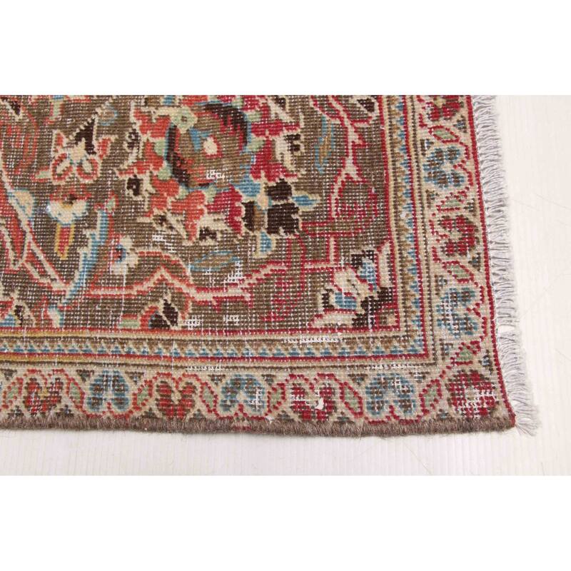 ECARPETGALLERY Hand-knotted Antalya Vintage Red Wool Rug - 7'6 x 11'3