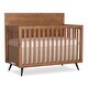 preview thumbnail 1 of 5, Evolur Stilnovo Mid Century 4-in-1 Convertible Crib