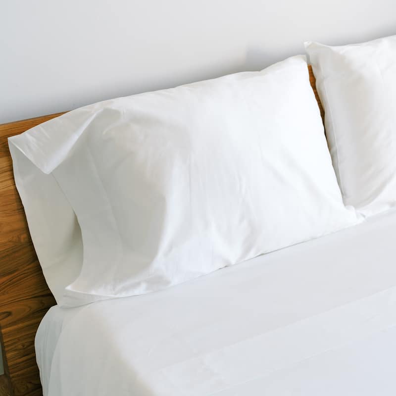 Jennifer Adams 400TC Long-Staple Cotton Sateen Sheet Sets - King - White