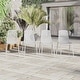 preview thumbnail 7 of 12, Amazonia Isra FSC Certified Wood 9pc Outdoor Patio Dining Set