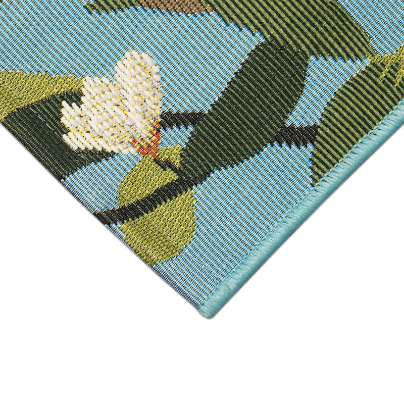 Liora Manne Esencia Floral Finches Indoor/Outdoor Mat