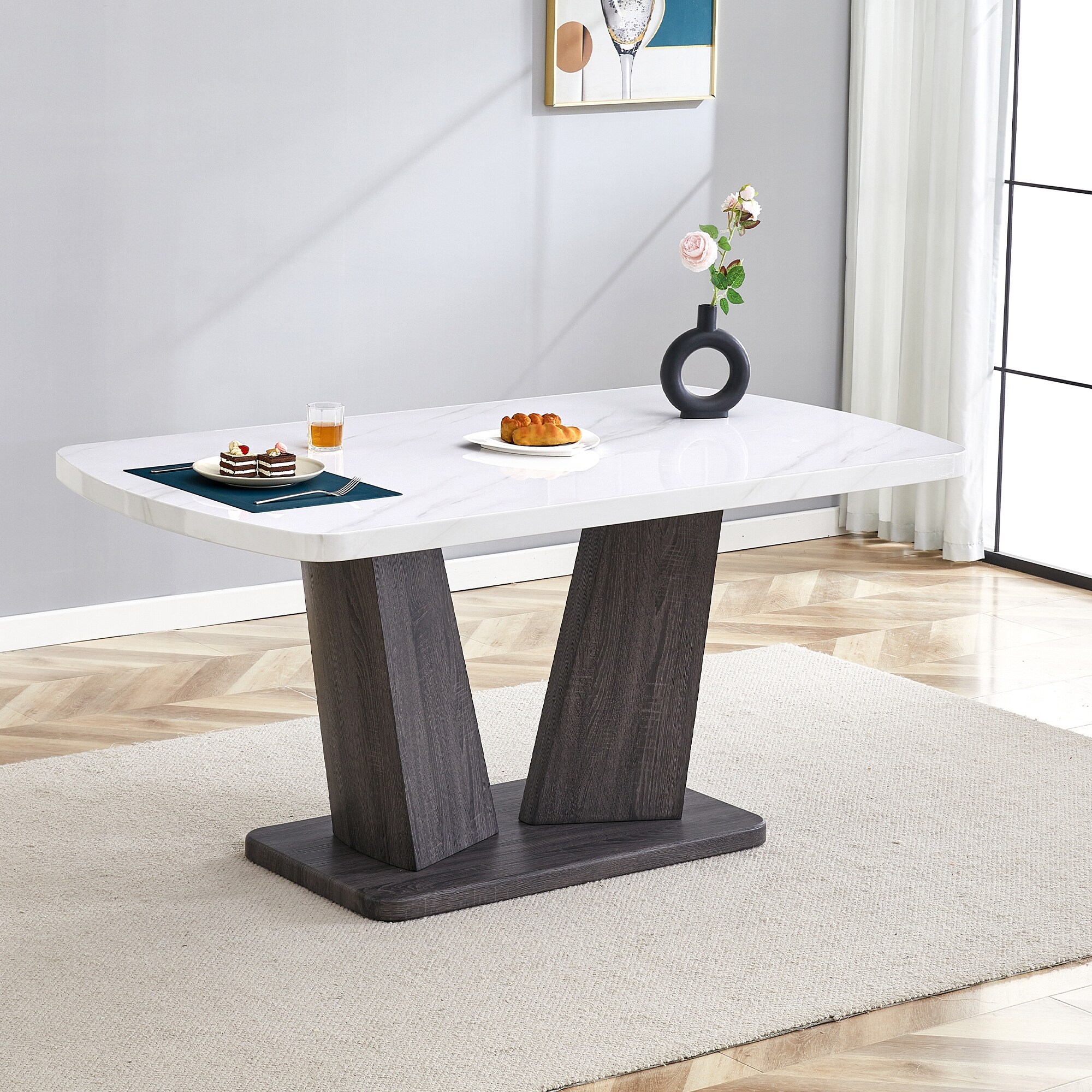 Serta Harton C Table Modern Design Durable Metal Base Bed Bath Beyond 25438220